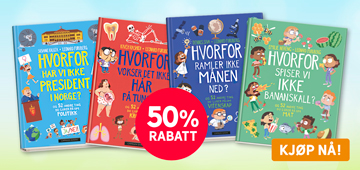 KUPP - Fantastiske faktabøker - 50% RABATT- i Barnas Egen Bokverden
