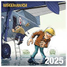 Krüger & Krogh veggkalender 2025 av Bjarte Agdestein, Ronald Kabíček og Endre Skandfer (Kalender)